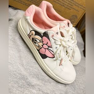 ALDI Disney Mickey Minnie Mouse Ladies Character Sneakers Shoes Womens Size 8